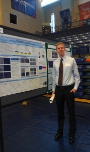 Matt Milliken at the 2014 Celebration of Undergraduate Research & Creative Performance